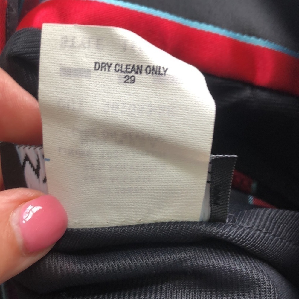 Vintage Striped Rainbow Mini Skirt Fits XS Bought In Italy 1980s - Picture 5 of 8